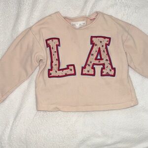 Zara Kids Beige Long Sleeve Shirt